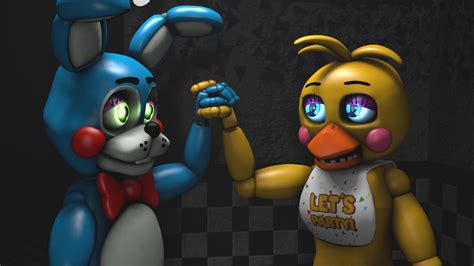 bonnie and toy chica|fnaf toy bonnie.